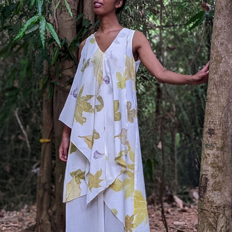 Home Eco Printed dress by Hibiscus Heroes